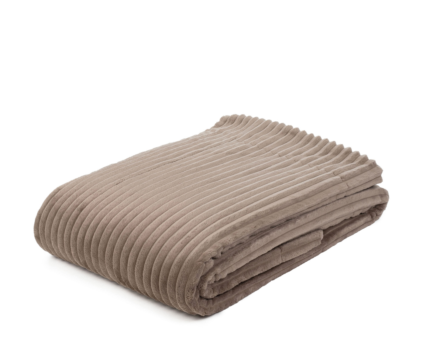 Plaids Cord Optik 150x200 taupe