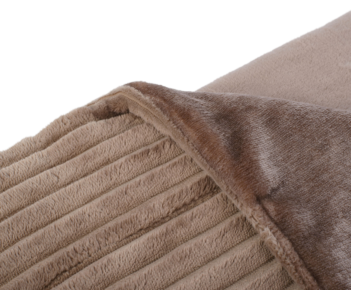 Plaids Cord Optik 150x200 taupe