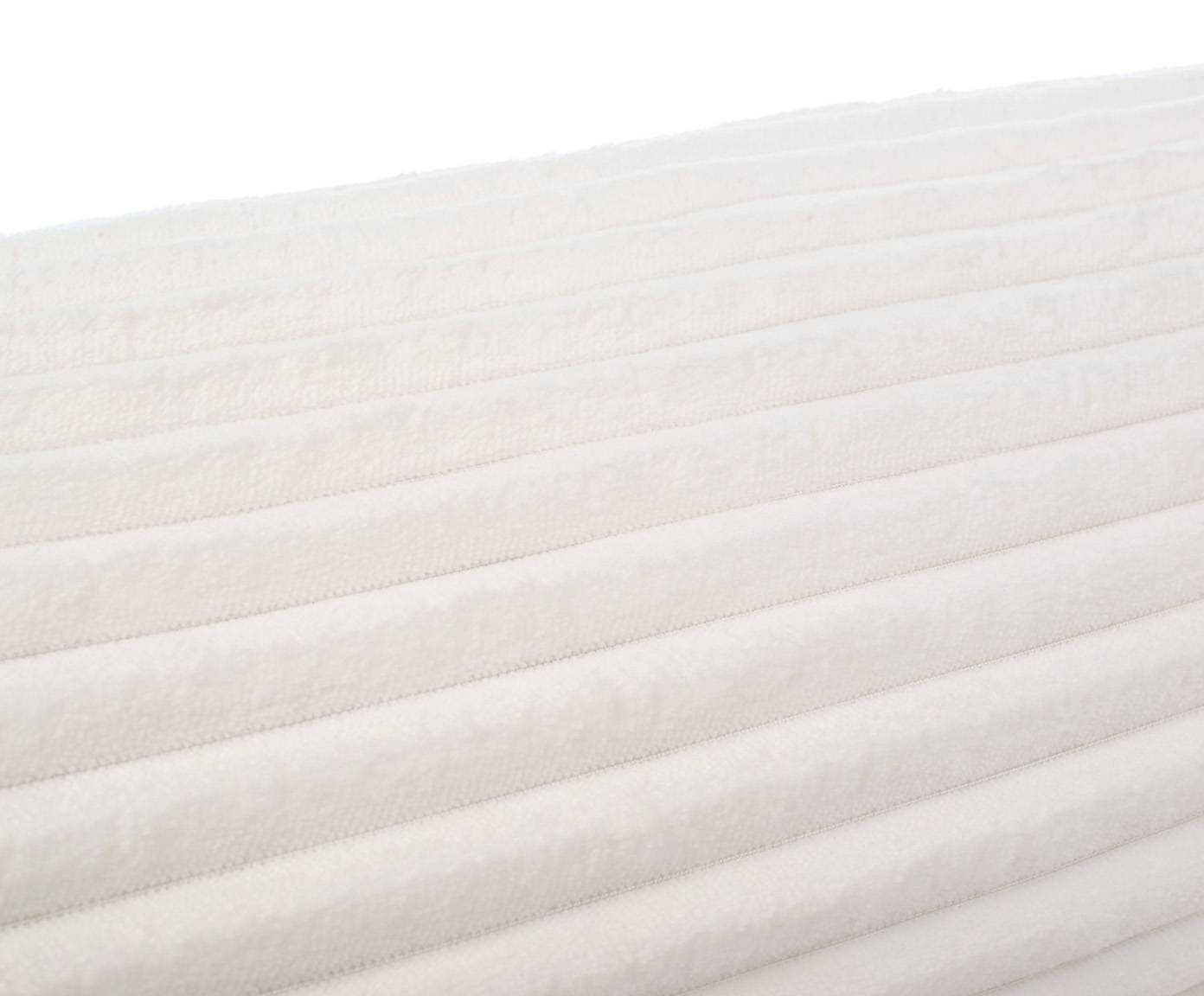 Coussin cylindrique (rempli) Cord Optik 70x22 blanc cassé