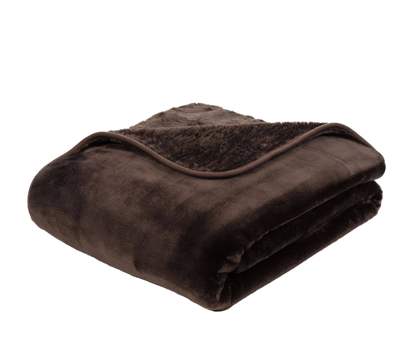 Plaids Premium Cashmere Feeling marron chocolat