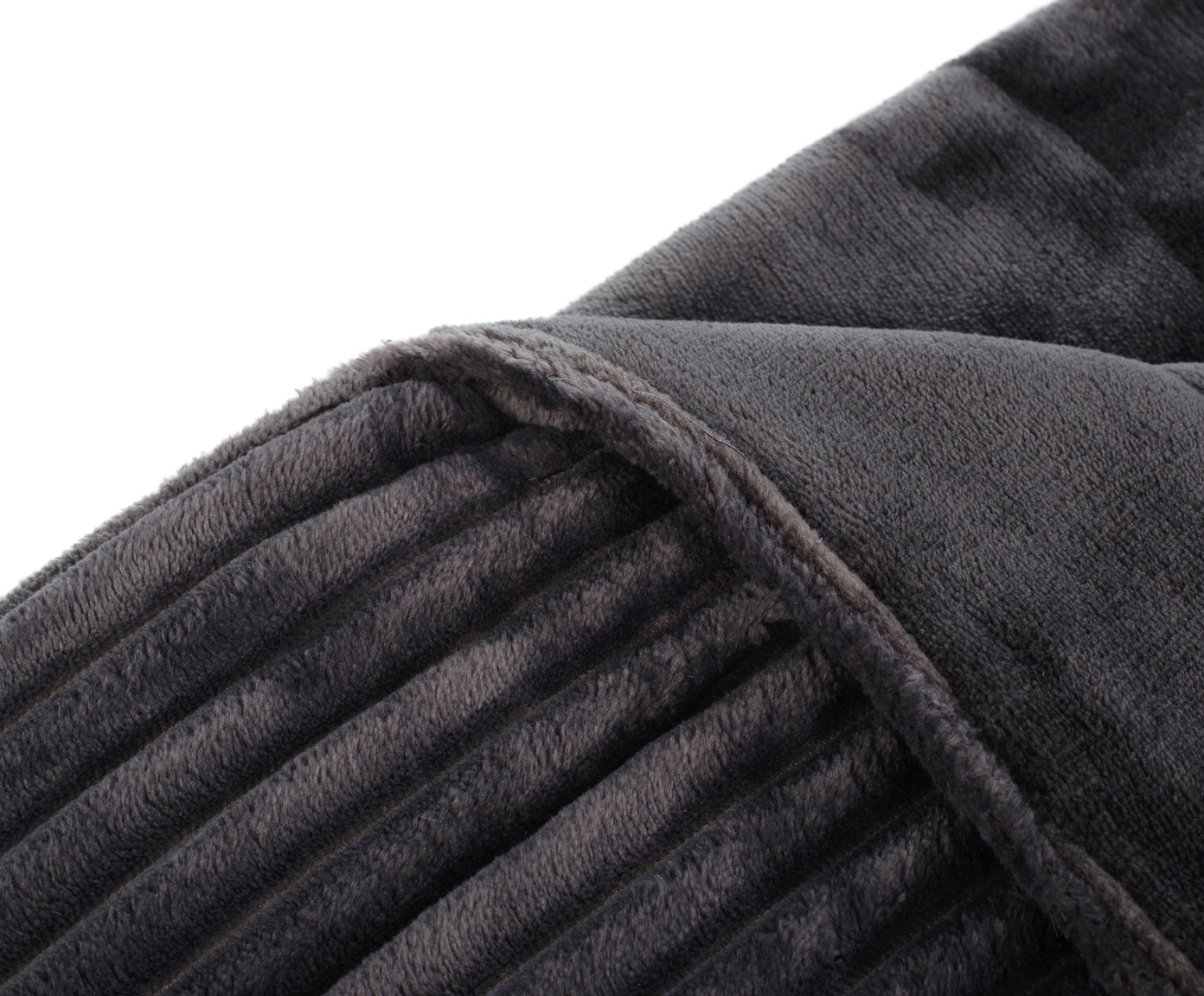Plaids Cord Optik 150x200 anthracite