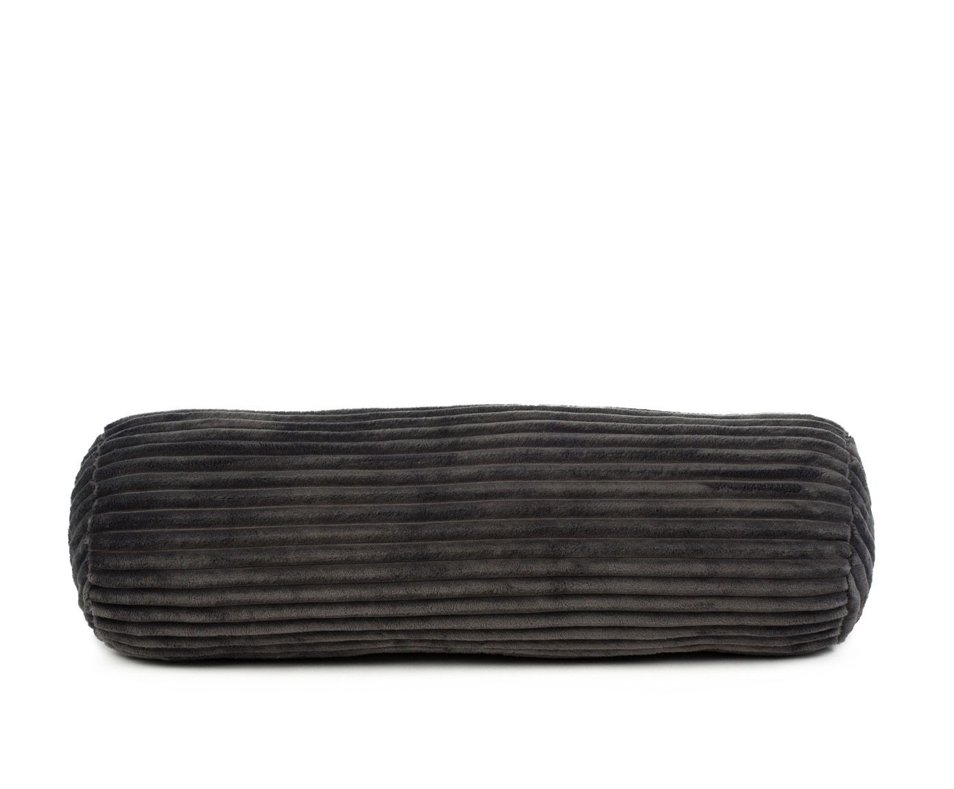 Coussin cylindrique (rempli) Cord Optik 70x22 anthracite
