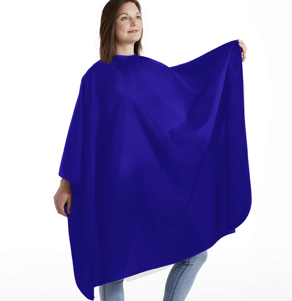 Cape de coiffure Prestige 137x150 bleu