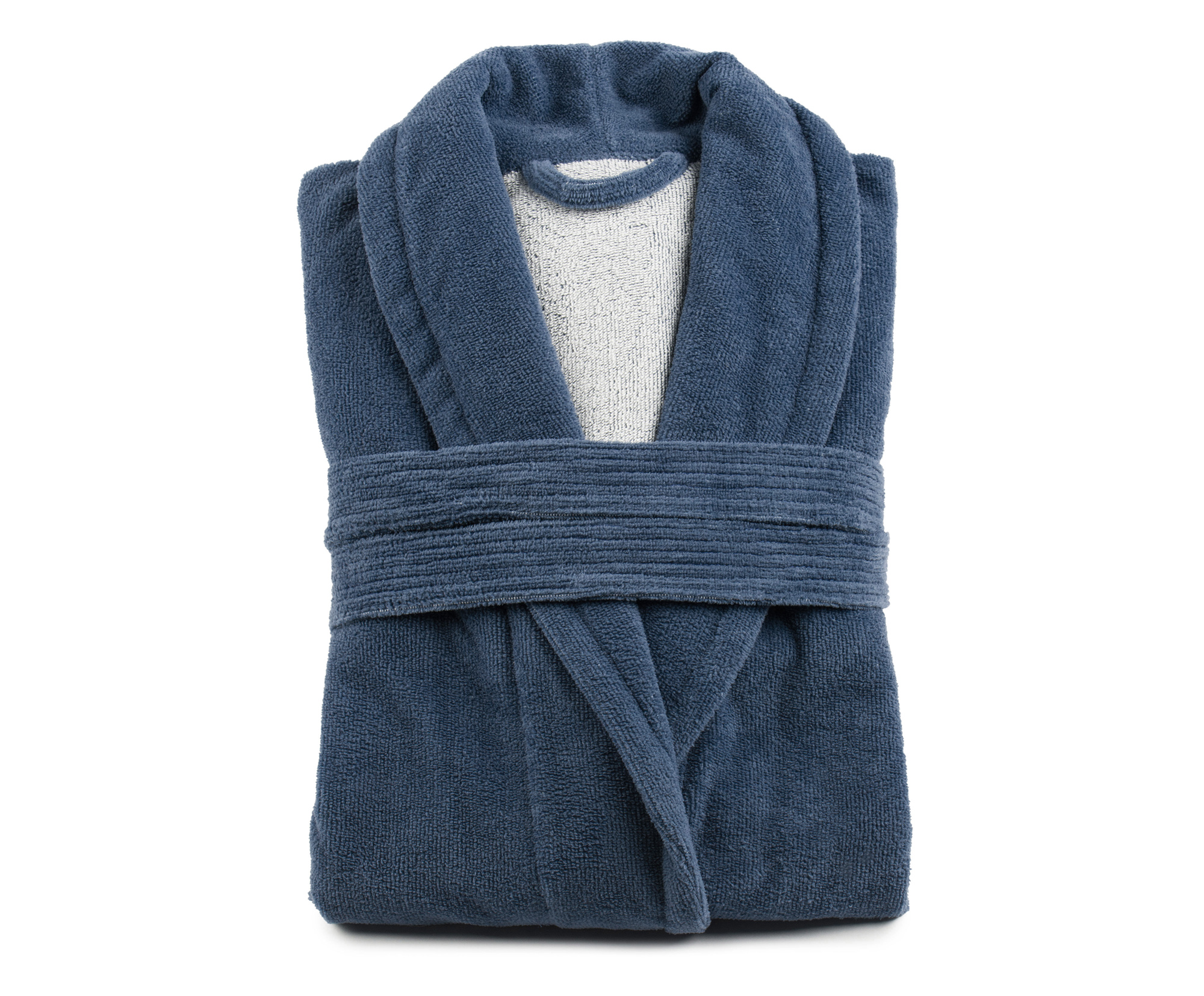Peignoirs DUO-Soft Bleu/Blanc cassé