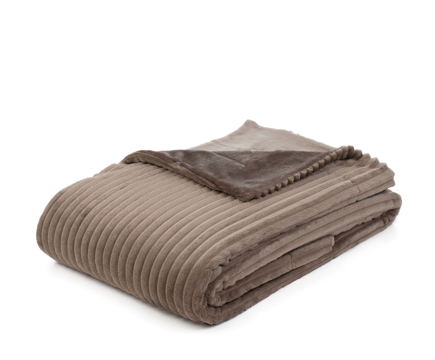Plaids Cord Optik 150x200 taupe