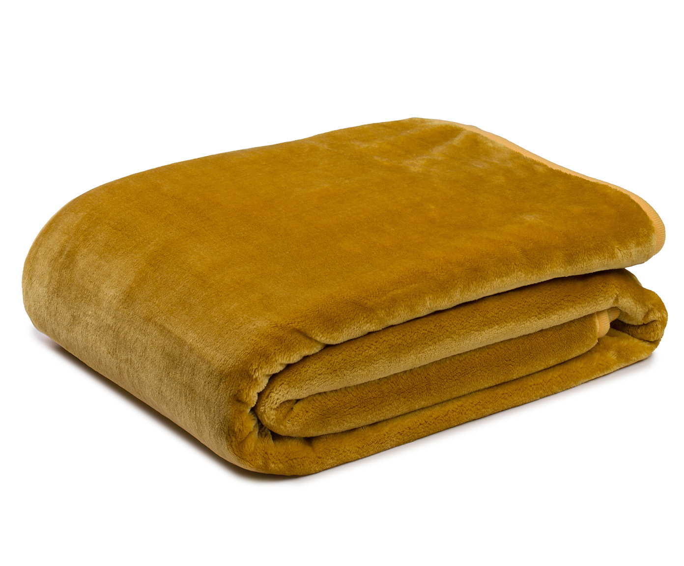 Plaids Premium Cashmere Feeling moutarde