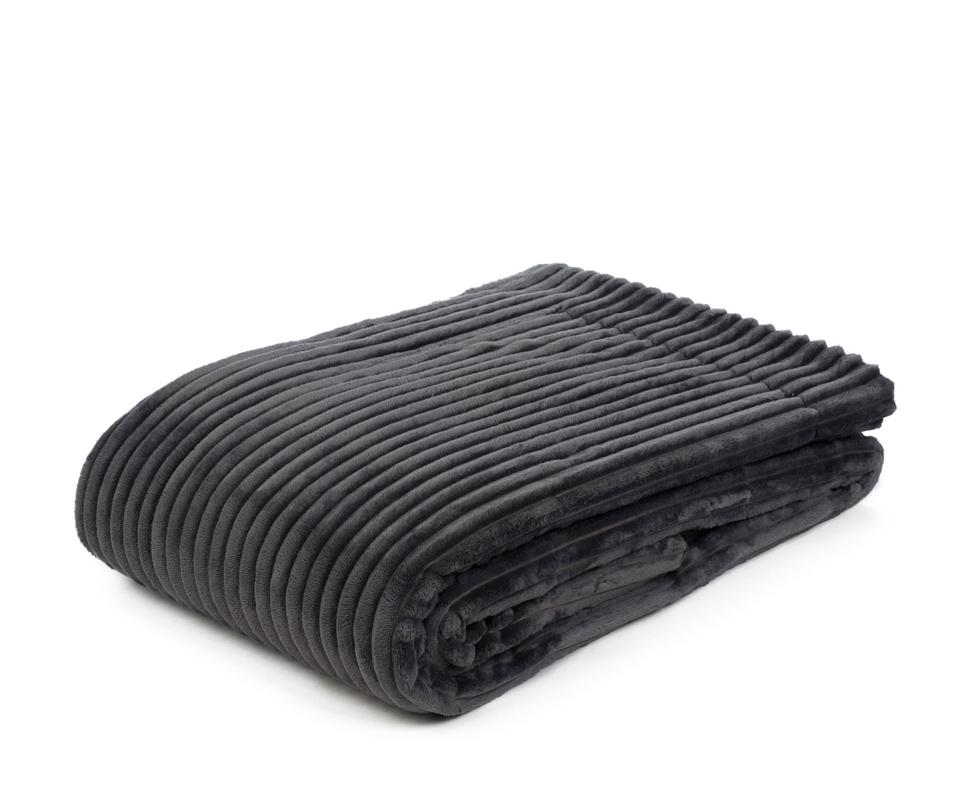 Plaids Cord Optik 150x200 anthracite